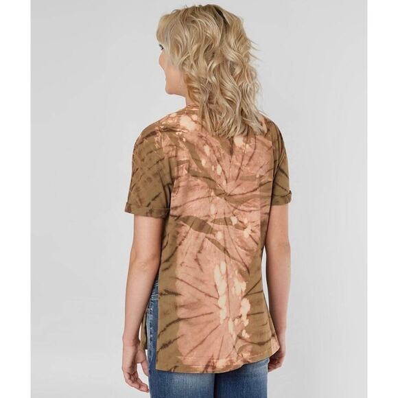Affliction Standard Series Women's Distress Western Pepper Wash Web T-shirt M - Picture 2 of 12